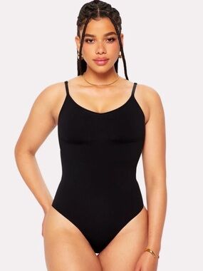 Black Scoop Neck Bodysuit set of 2